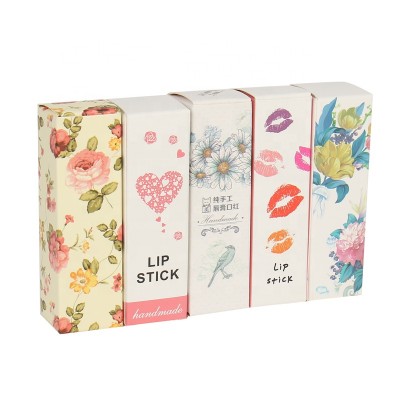 Makeup Cosmetic Gift Packaging Custom Pink Paper Lipgloss Box Lipgloss Packaging